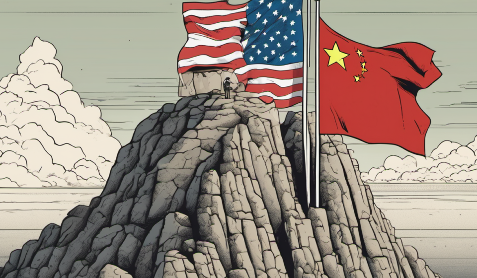 U.S.‑China AI Rivalry: Mutual Distrust Threatens Global Stability — AI-generated editorial illustration