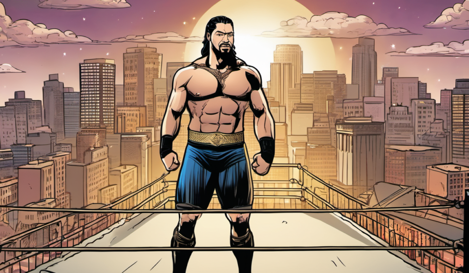 WWE Rumors: LA Knight Could Shock Money in the Bank with Title Upset — AI-generated editorial illustration