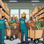 Amazon Raises Minimum Pay to $20/Hour, Adds Whole Foods Perks — AI-generated editorial illustration