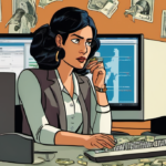 LinkedIn Romance Scam Claims Nearly $1 Million from Gaby — AI-generated editorial illustration