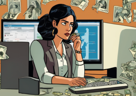 LinkedIn Romance Scam Claims Nearly $1 Million from Gaby — AI-generated editorial illustration