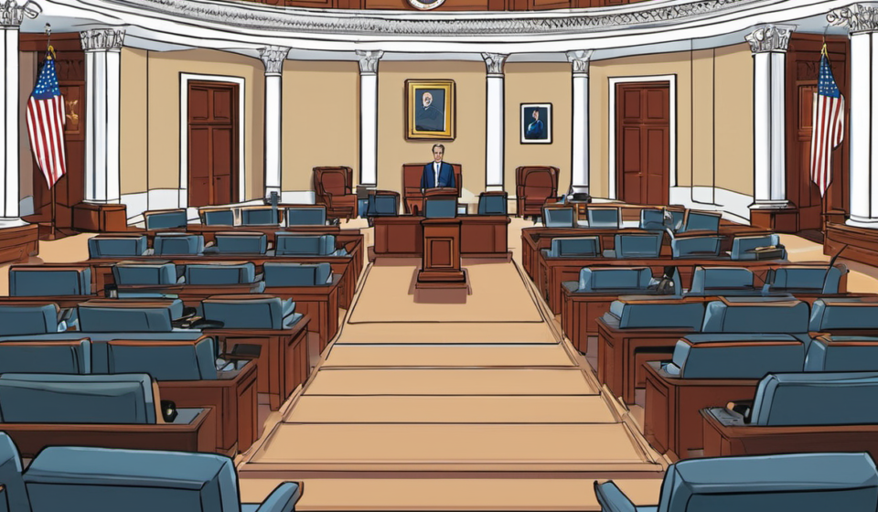 House Cancels Thursday Votes, Extends Recess Ahead of Midterms — AI-generated editorial illustration