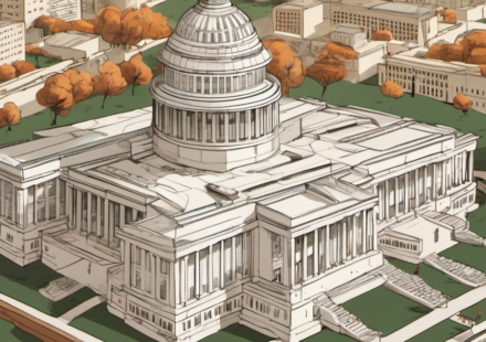 Washington’s AI Regulation Stalls as White House Opposes Oversight — AI-generated editorial illustration