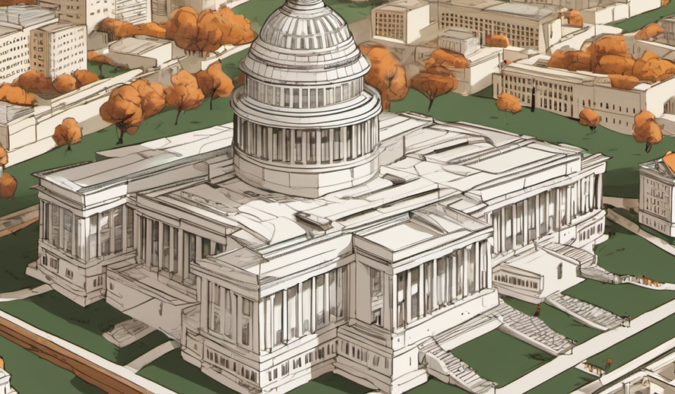 Washington’s AI Regulation Stalls as White House Opposes Oversight — AI-generated editorial illustration