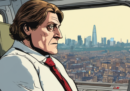 Regal Declares PAC the Top English Wrestler Since the 1980s — AI-generated editorial illustration
