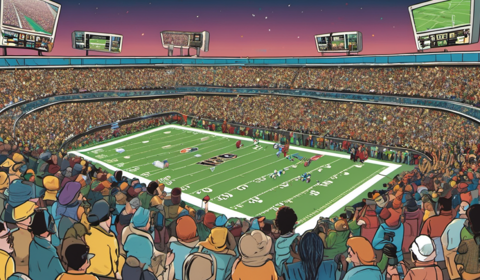 NFL Week 2 Betting: Fans Chase Big-Score Fever — AI-generated editorial illustration