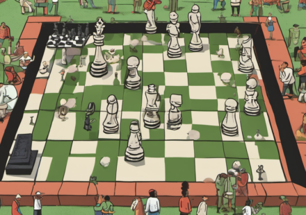 Ben Johnson vs. Brian Flores: Who Wins the Chess Match? — AI-generated editorial illustration
