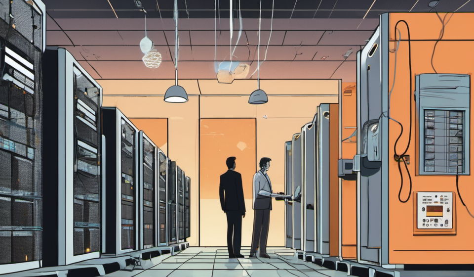House Passes Data‑Center Bill to Shield Families from Rising Energy Bills — AI-generated editorial illustration