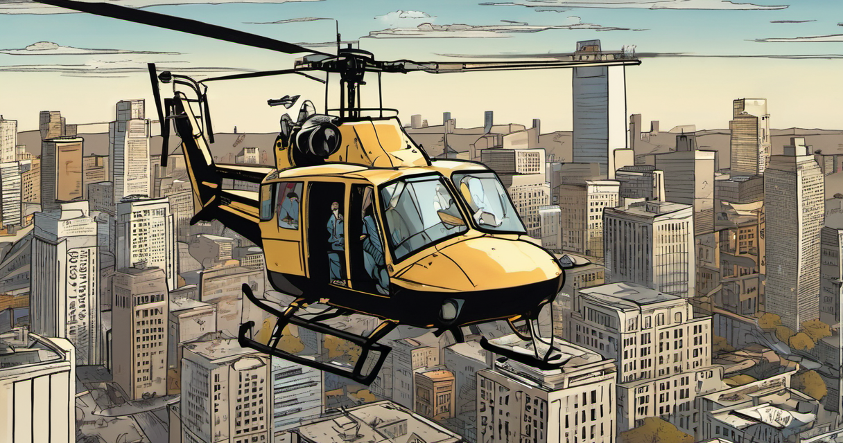CBS Evening News: 60 Minutes Discusses Fatal News Helicopter Crash — AI-generated editorial illustration