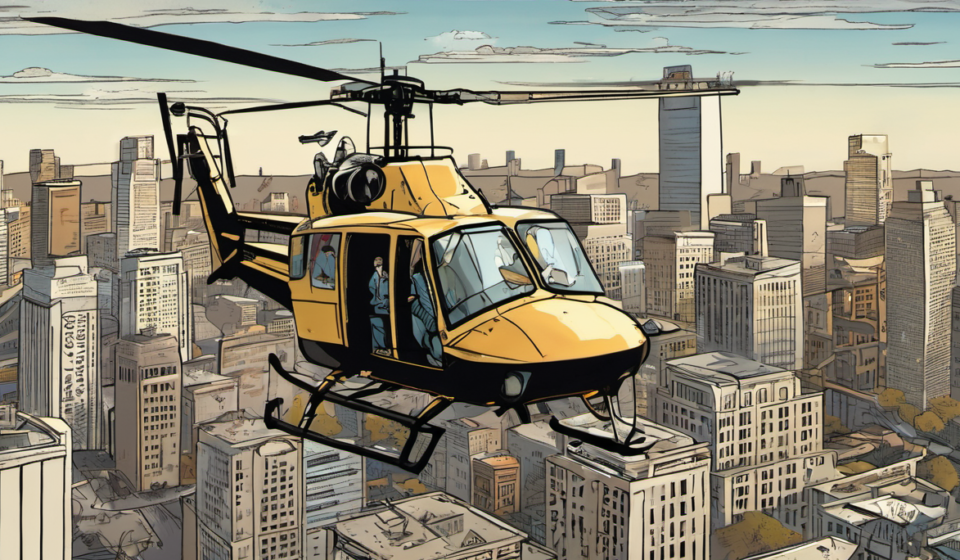 CBS Evening News: 60 Minutes Discusses Fatal News Helicopter Crash — AI-generated editorial illustration