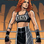 Becky Lynch Reveals Why She Calls Herself “The Man” — AI-generated editorial illustration