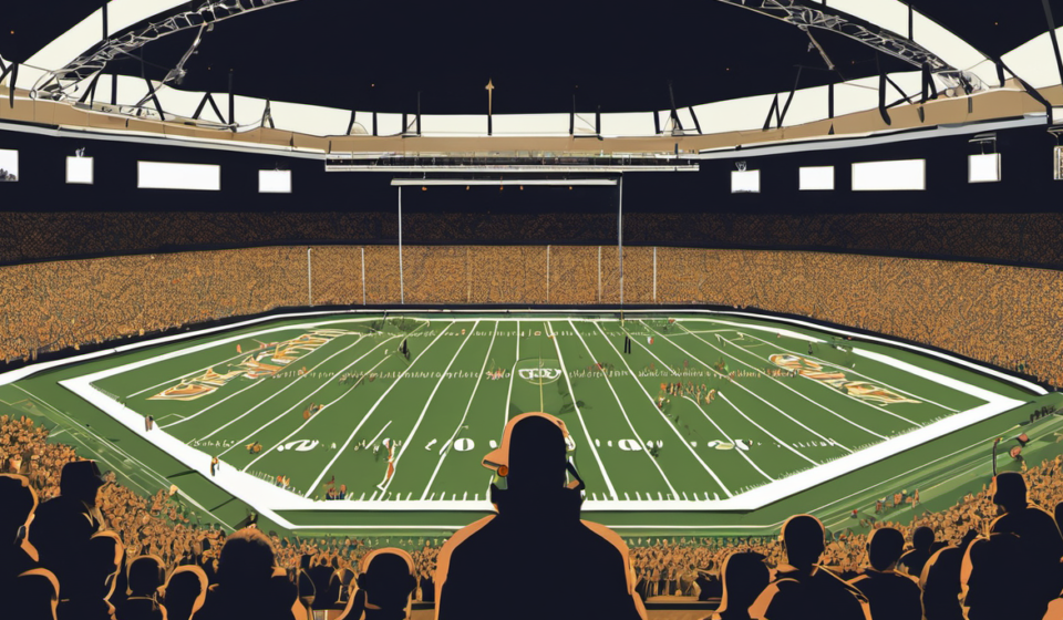 SEC Shake‑Up: Leavitt’s Status Clouds Kiffin’s Return — AI-generated editorial illustration