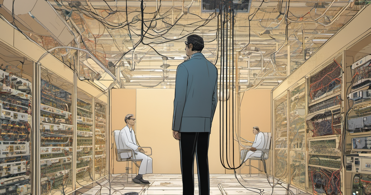 Microsoft AI Chief Warns Against Pursuing Conscious AI — AI-generated editorial illustration
