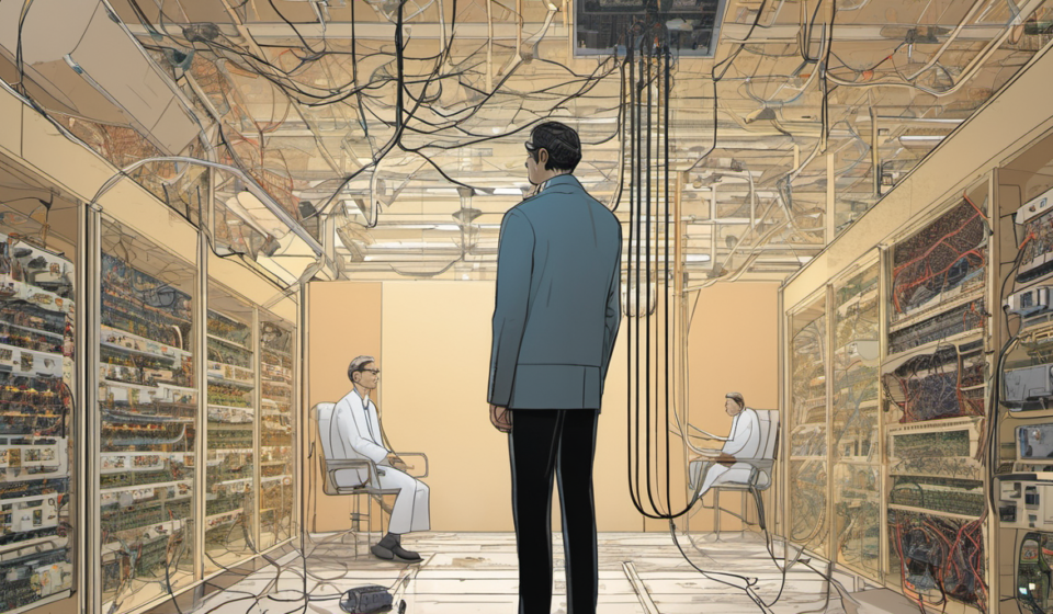 Microsoft AI Chief Warns Against Pursuing Conscious AI — AI-generated editorial illustration