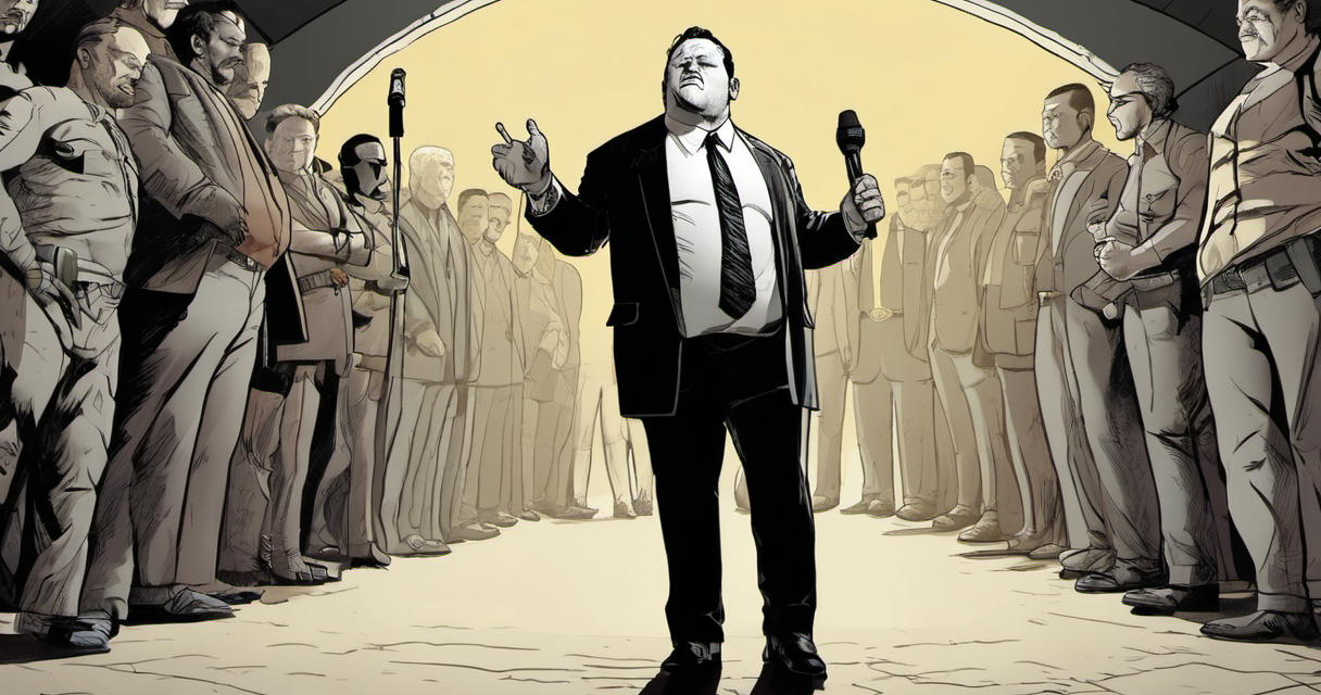 Jack Perry Fires Shot at Samoa Joe, Teasing His Return on AEW Dynamite — AI-generated editorial illustration