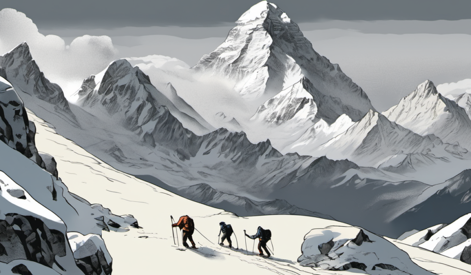 Tom Hiddleston Stars in New Trailer for Everest’s First Summit Film — AI-generated editorial illustration