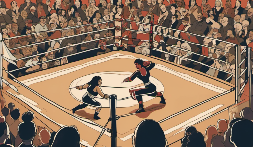 Hanan to Defend Wonder of Stardom Title Against Ryuka on September 29 — AI-generated editorial illustration
