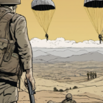 Veteran Honors Late Paratrooper Who Aided Fox Reporter and Afghan Refugees — AI-generated editorial illustration