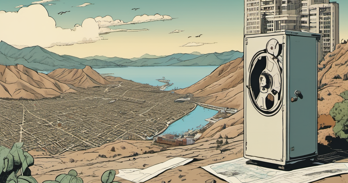 Paramount’s Planned Exit From California Sparks City‑State Tension — AI-generated editorial illustration