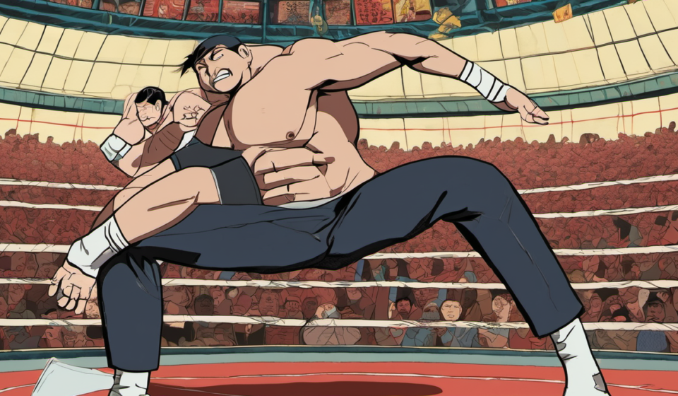 Go Shiozaki Set to Return to AJPW After Hip Recovery — AI-generated editorial illustration