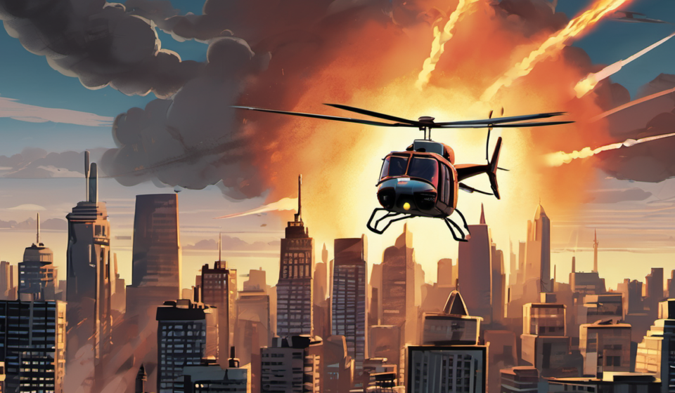 NBC Helicopter Crash in Los Angeles: Final Moments Captured Live — AI-generated editorial illustration