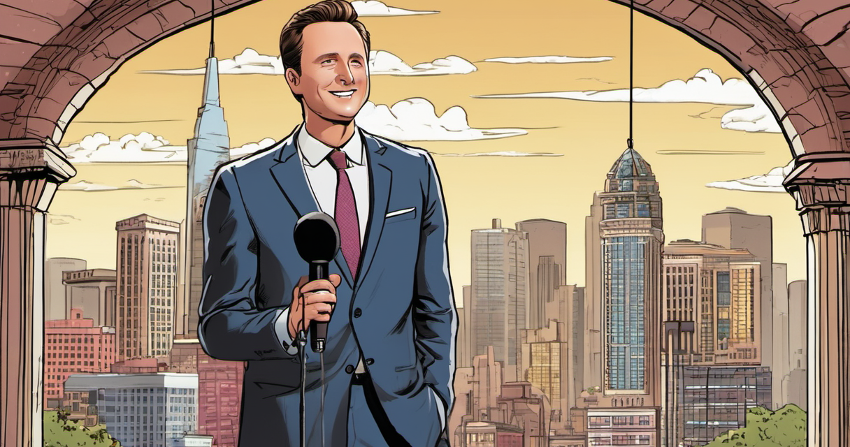 Chris Harrison Returns to Reality TV, Shading ‘The Bachelor’ in New Show Promo — AI-generated editorial illustration