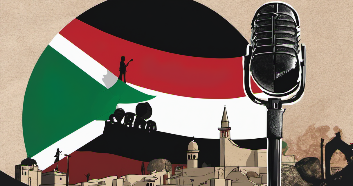 Macklemore Donates $1 Million from Ed Sheeran Tour to Palestinian Relief — AI-generated editorial illustration