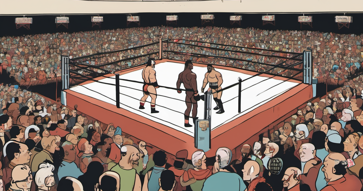 EMERGE 100: NWA & TNA Stars Set to Clash in Columbus — AI-generated editorial illustration