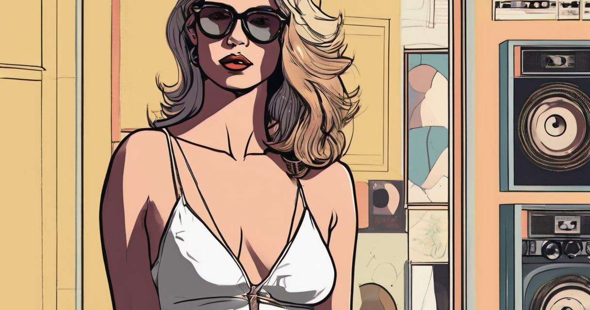 Ashnikko’s Bold Lingerie Look Sparks TikTok Buzz — AI-generated editorial illustration