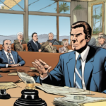 Paramount’s California Negotiations: A Race Against the Clock — AI-generated editorial illustration