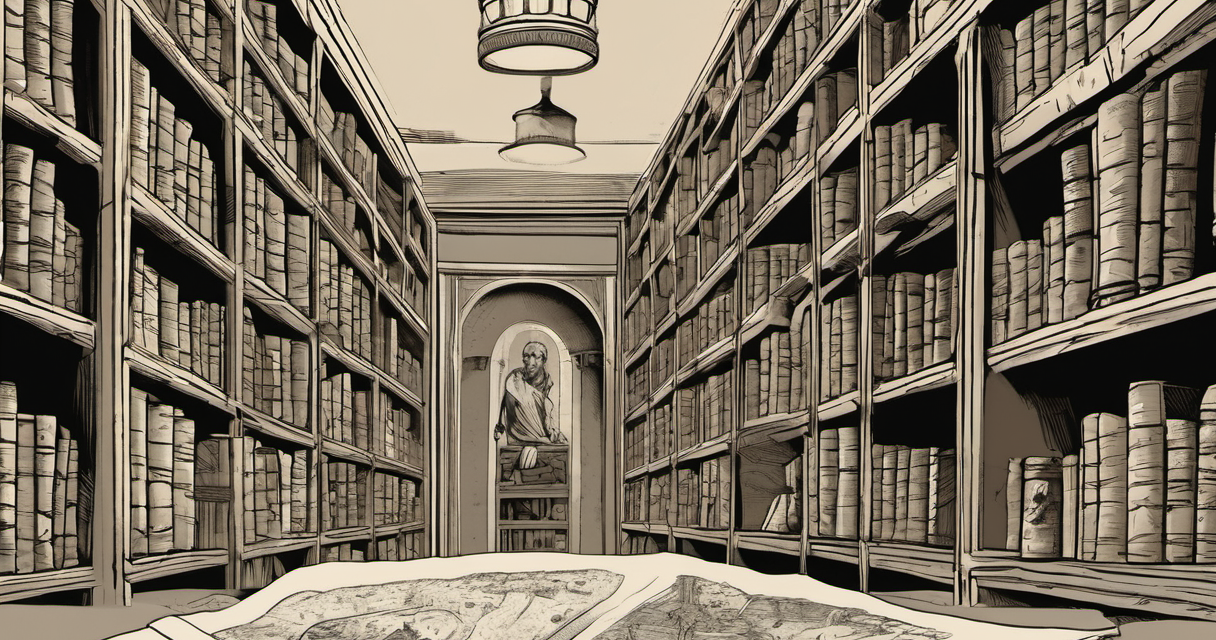 Ancient Odyssey Fragment Unearthed Inside 1,700‑Year‑Old Library Book — AI-generated editorial illustration