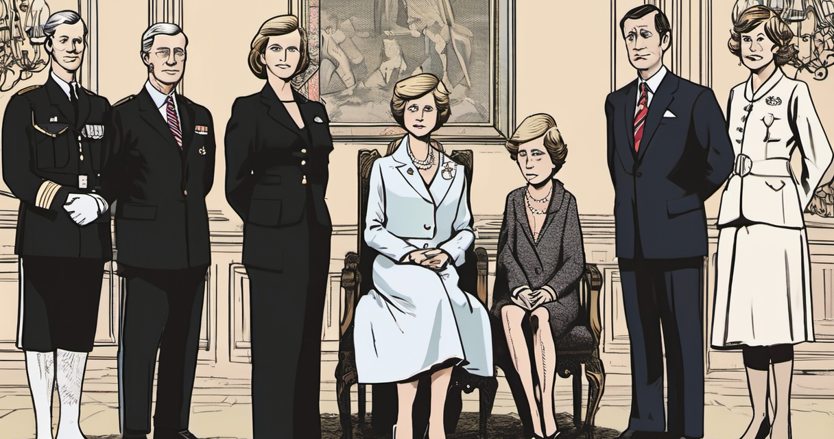 Earl Spencer Claims King Charles Told Him Diana Would Be Forgotten Soon — AI-generated editorial illustration