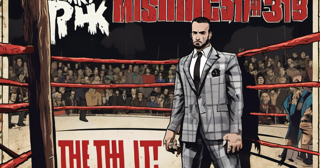CM Punk Breaks Down Why He Gets Wrestling Fans – A Friday the 13th Twist — AI-generated editorial illustration