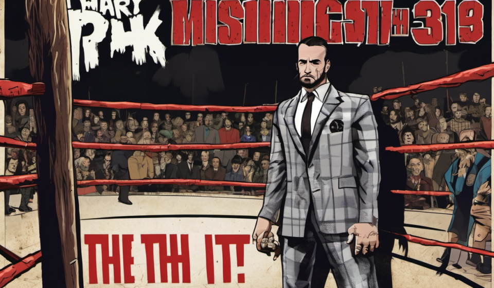 CM Punk Breaks Down Why He Gets Wrestling Fans – A Friday the 13th Twist — AI-generated editorial illustration