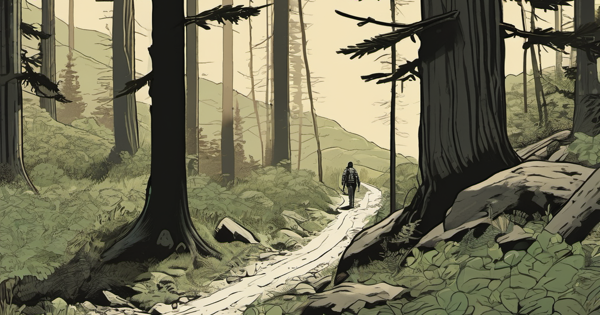Missing Hiker’s Body Found in Olympic Park After Key Clue Leads Search — AI-generated editorial illustration