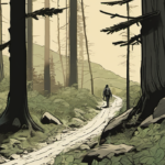 Missing Hiker’s Body Found in Olympic Park After Key Clue Leads Search — AI-generated editorial illustration