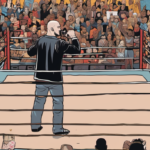 Baron Corbin Urges WWE Fans to Boycott Lil Yachty’s Music — AI-generated editorial illustration