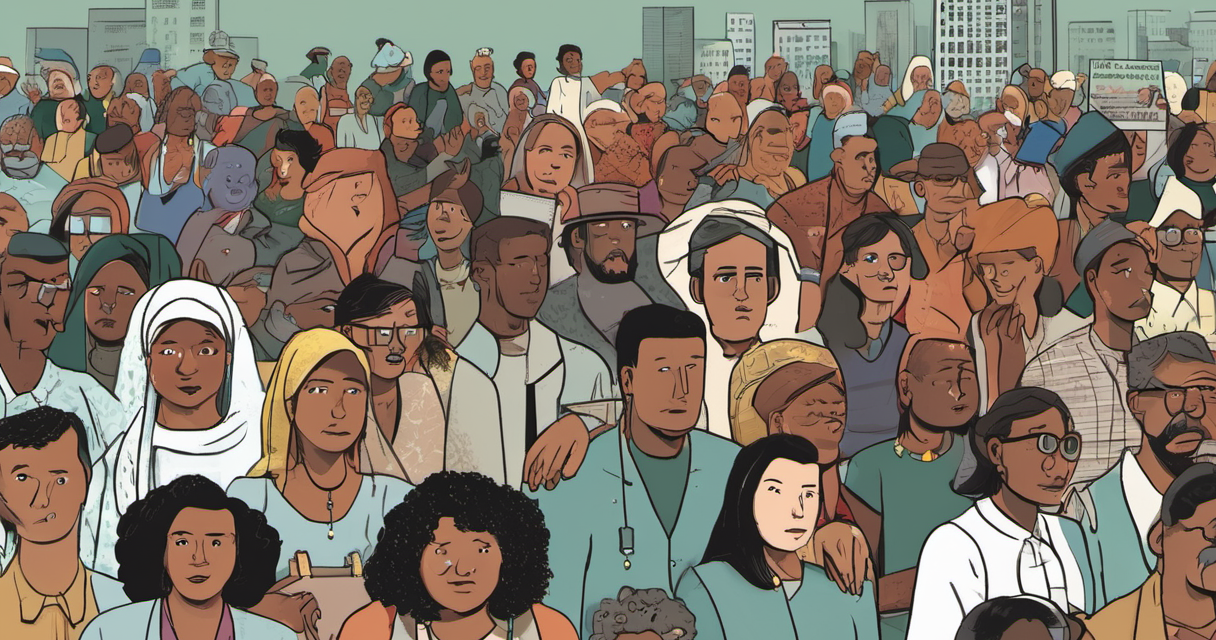 US Economy Hits Record Low Poverty, Yet Most Americans Feel Stuck — AI-generated editorial illustration