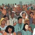 US Economy Hits Record Low Poverty, Yet Most Americans Feel Stuck — AI-generated editorial illustration