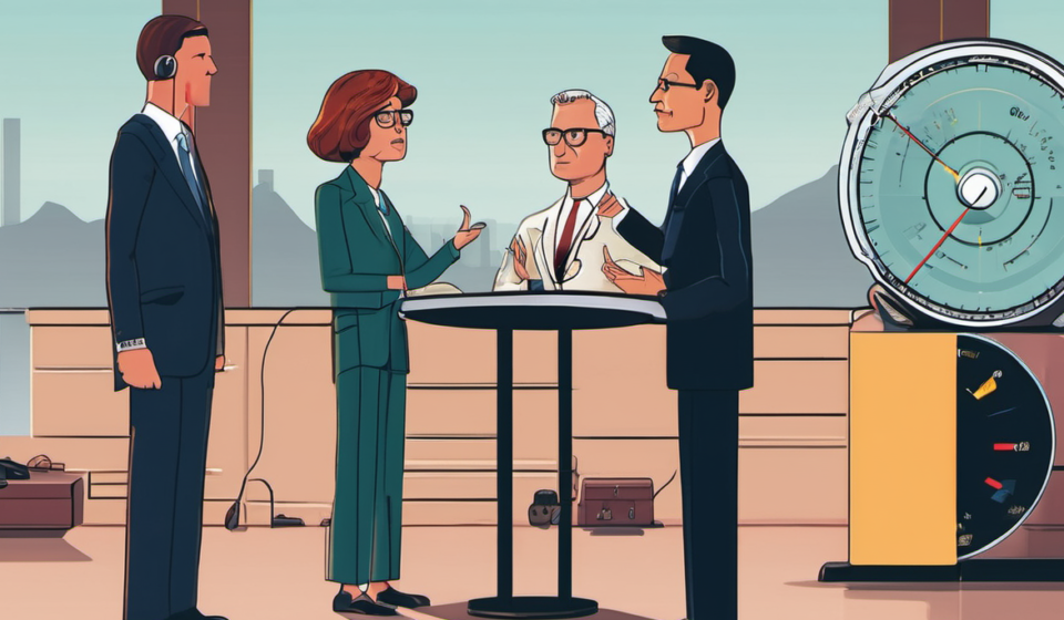 Dreamforce Turns Into AI Speed‑Bump Debate — AI-generated editorial illustration