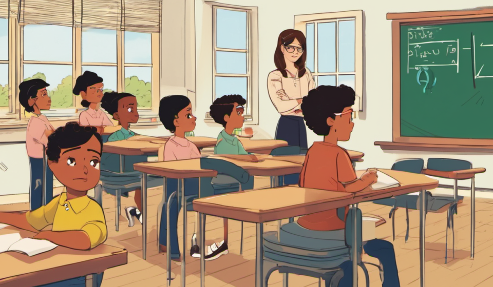 Strong Teachers Unions Linked to Lower Reading Scores in 8 of 10 Worst States — AI-generated editorial illustration