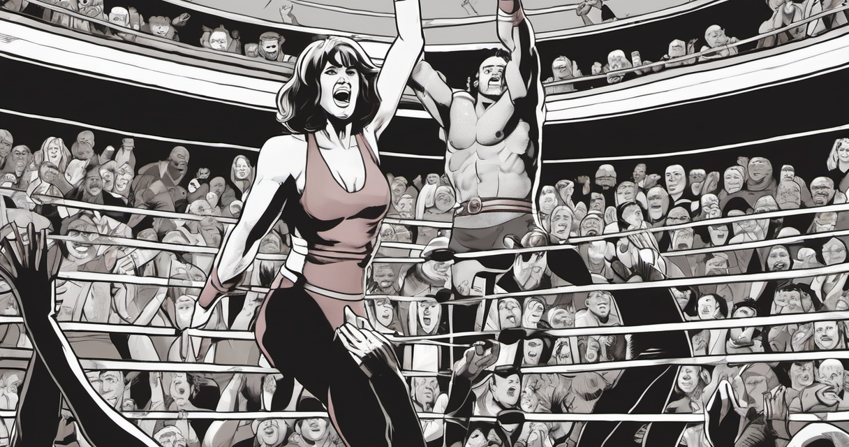 Pro Wrestling Thunder Vision Episode 2: Leela Feist vs. ‘The Hidden Gem’ Mika — AI-generated editorial illustration