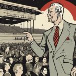 Mike Huckabee Accuses Macklemore of Antisemitism Over Hamas Support — AI-generated editorial illustration