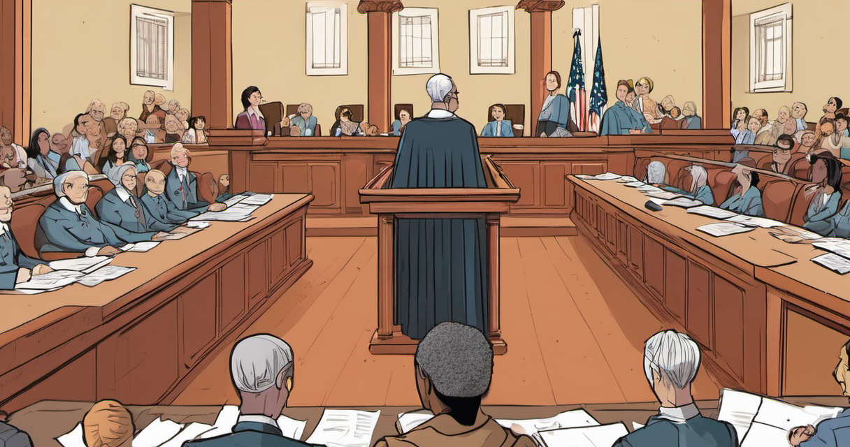 Juror Who Blocked Clancy Verdict Disputes Claims of Doubt — AI-generated editorial illustration