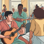 Duncan Sheik Hospitalized in New York After Health Crisis — AI-generated editorial illustration