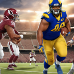 Aaron Donald Returns, Murray & McConkey Face Injury Updates in NFL Thursday — AI-generated editorial illustration