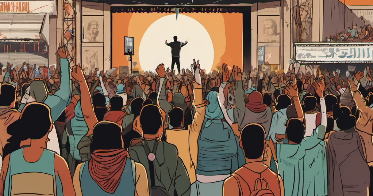 Ed Sheeran Tour Faces Pro‑Palestine Protest in Philadelphia — AI-generated editorial illustration