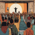 Ed Sheeran Tour Faces Pro‑Palestine Protest in Philadelphia — AI-generated editorial illustration