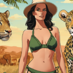 Georgia Hassarati’s Safari Snap: Guess Who’s Booty Got Bit? — AI-generated editorial illustration