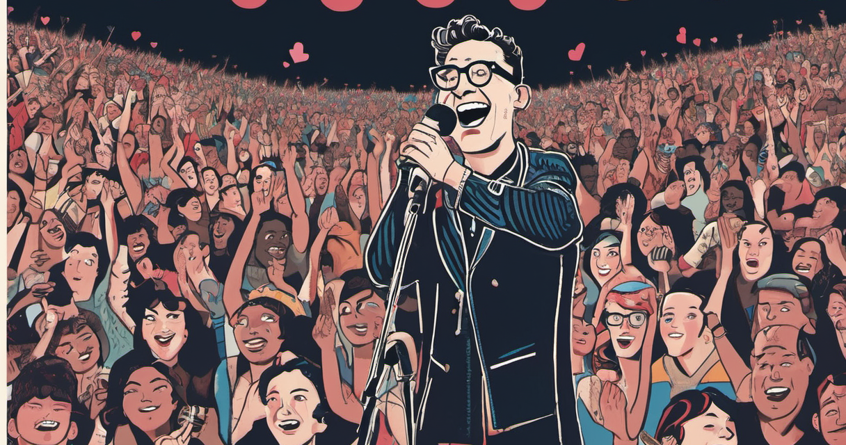 Jack Antonoff Jokes About Marriage Song After Split with Margaret Qualley — AI-generated editorial illustration